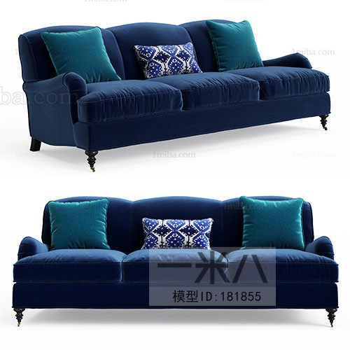 American Style Three-seat Sofa