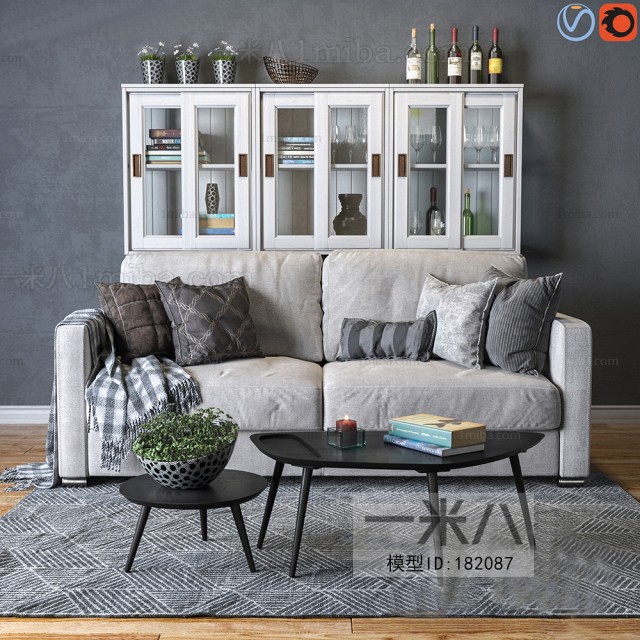 Nordic Style Simple Style A Sofa For Two