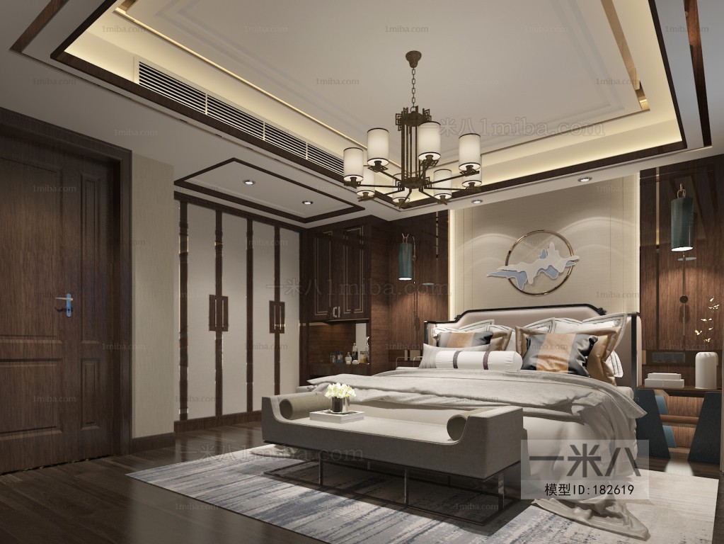 New Chinese Style Bedroom