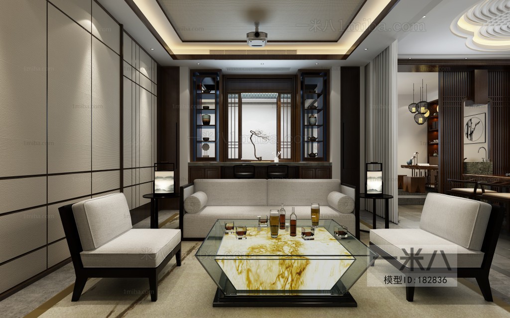 New Chinese Style Dining Room