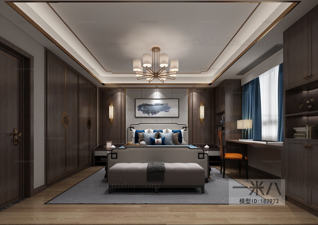 New Chinese Style Bedroom