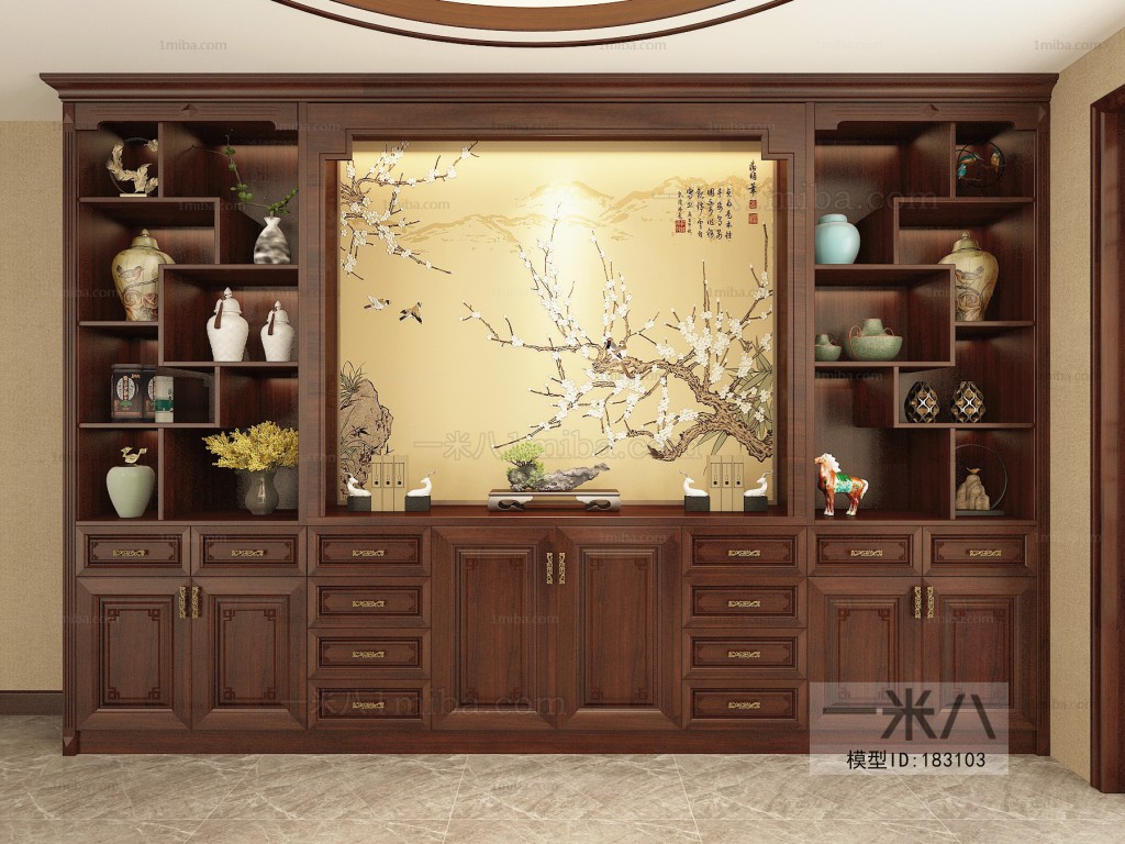 New Chinese Style Dining Room