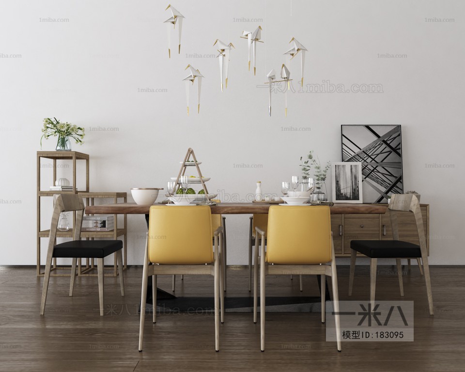 Nordic Style Dining Table And Chairs