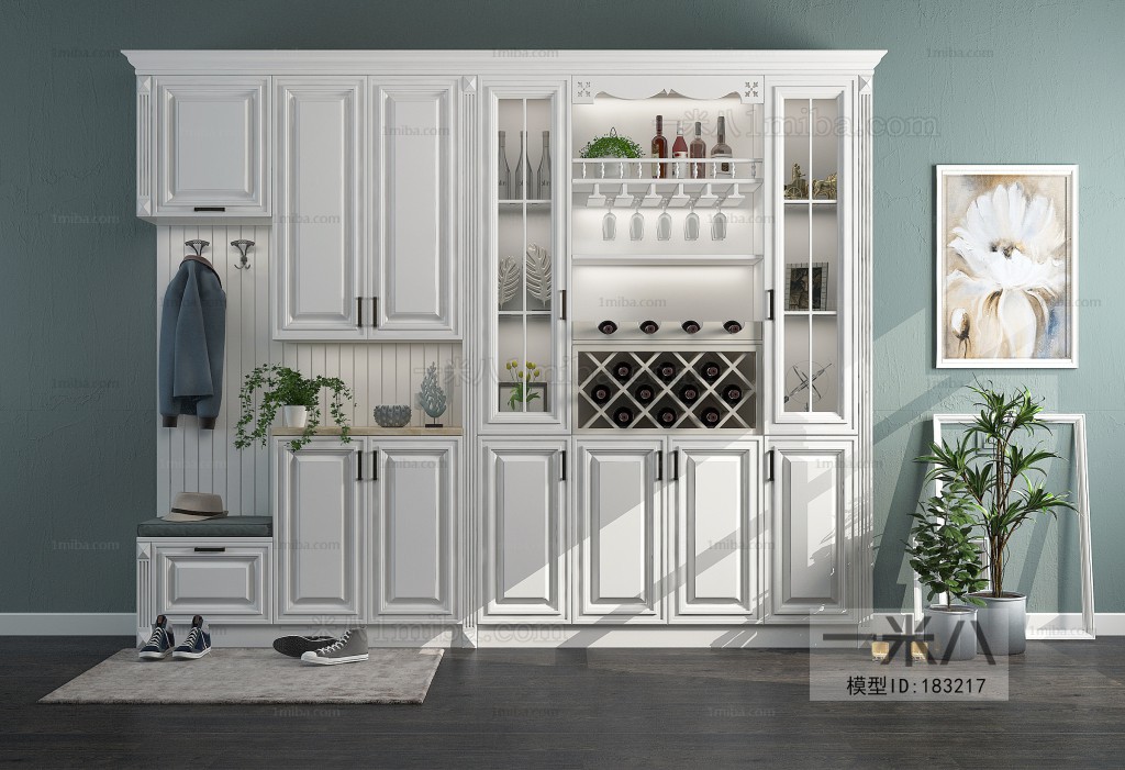 American Style Wine Cabinet