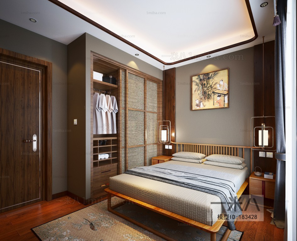 New Chinese Style Bedroom