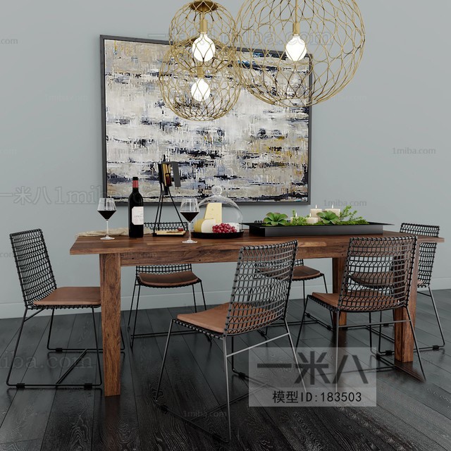 Nordic Style Dining Table And Chairs