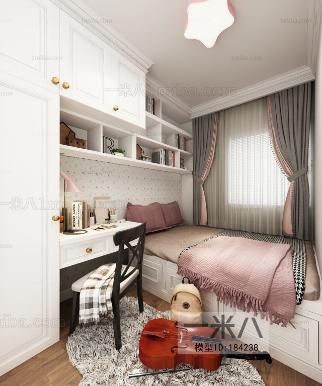 American Style Simple European Style Children's Room