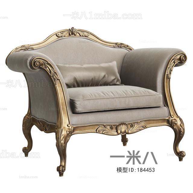 Simple European Style Single Sofa