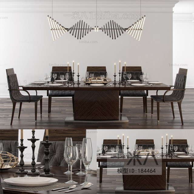 Post Modern Style Dining Table And Chairs