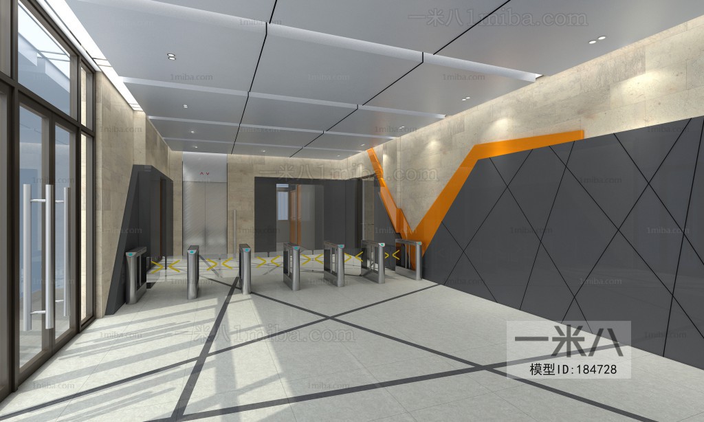 Modern Corridor/elevator Hall