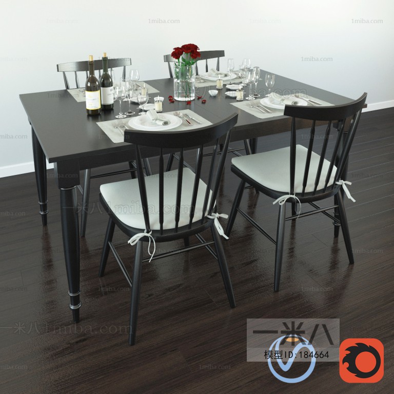 Nordic Style Dining Table And Chairs