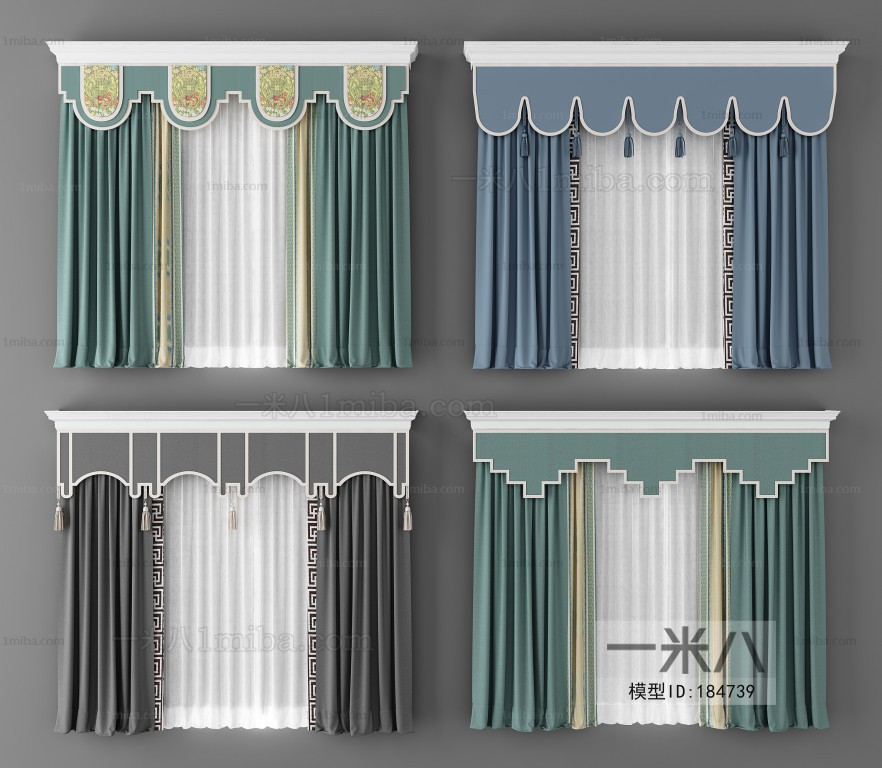 New Chinese Style The Curtain