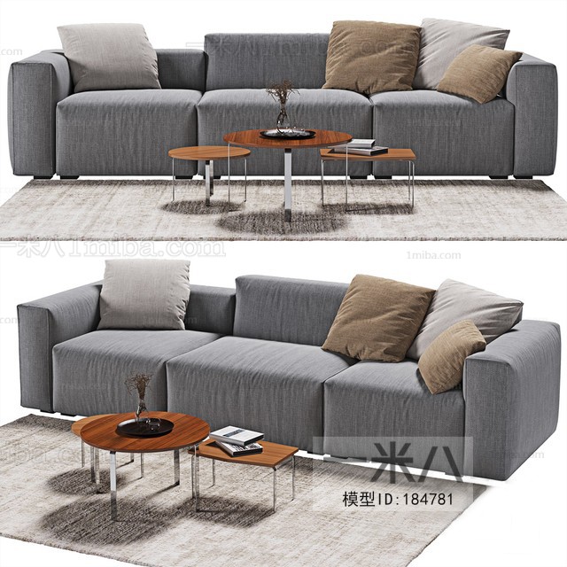 Modern Three-seat Sofa