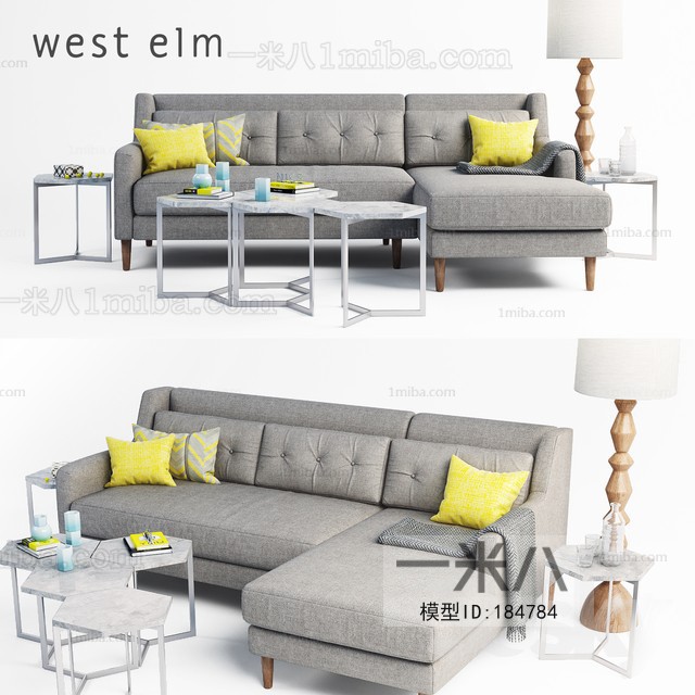 Modern Multi Person Sofa