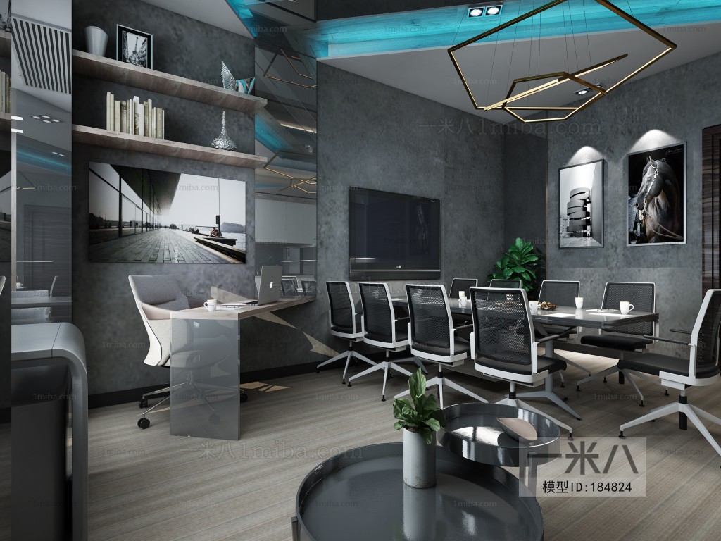 Industrial Style Meeting Room