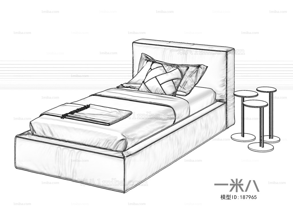 Modern Single Bed