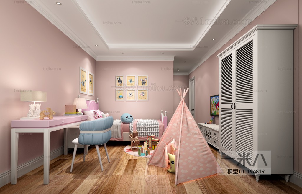 多场景-美式卧室+儿童房