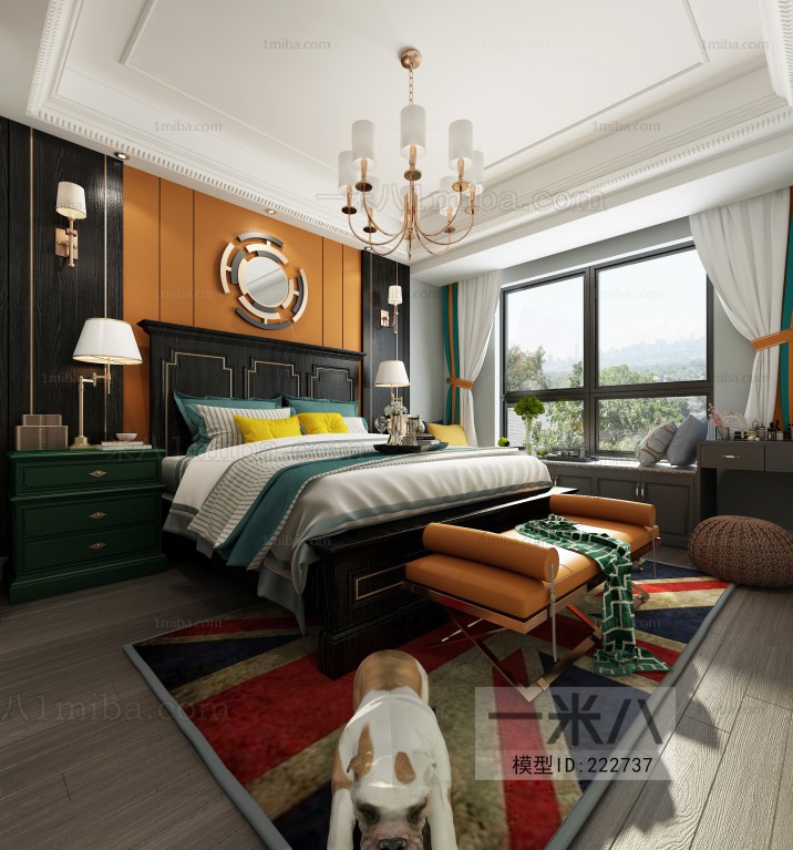 American Style Bedroom