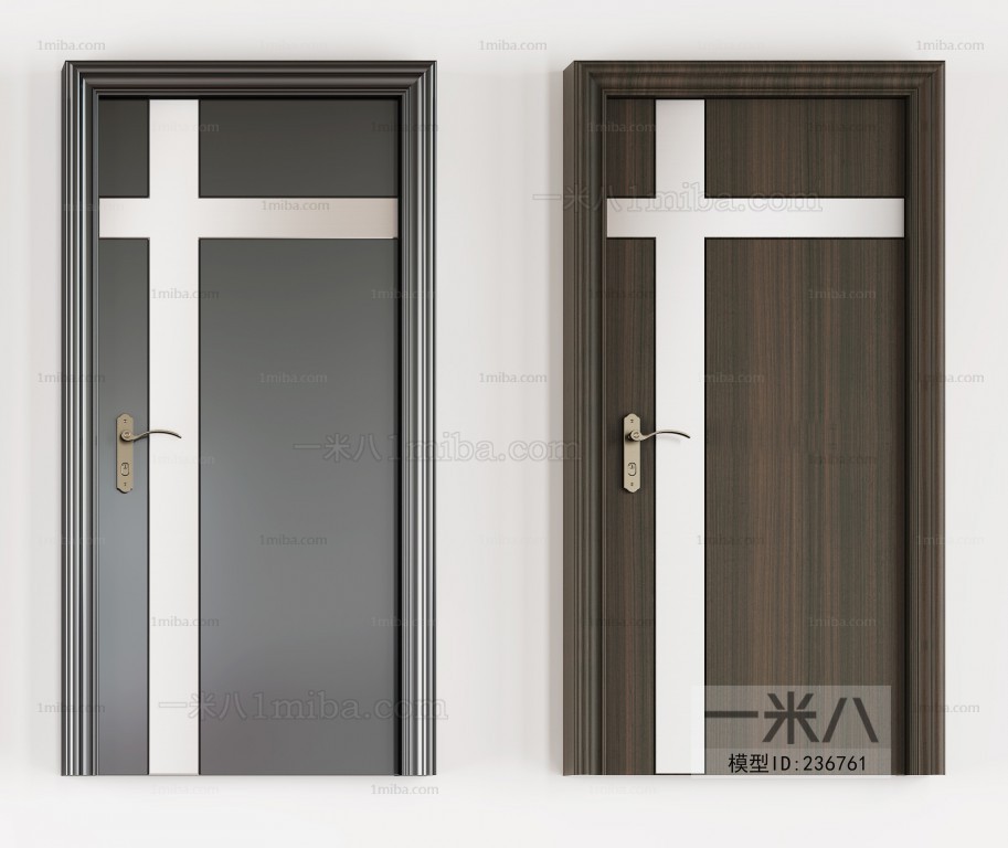 Modern Solid Wood Door