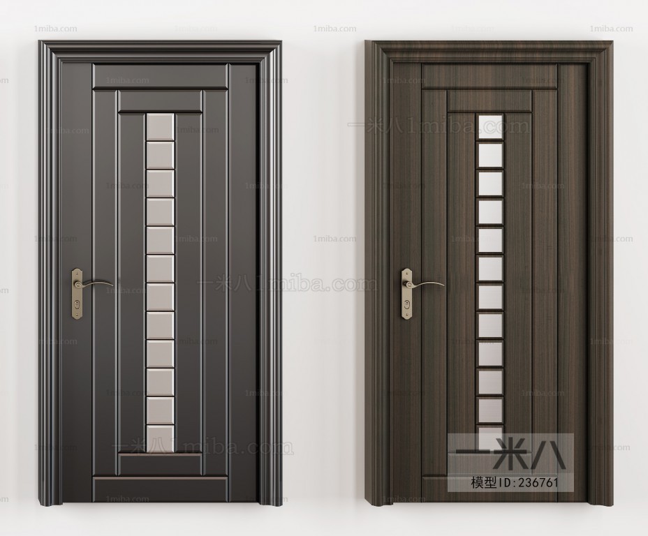 Modern Solid Wood Door