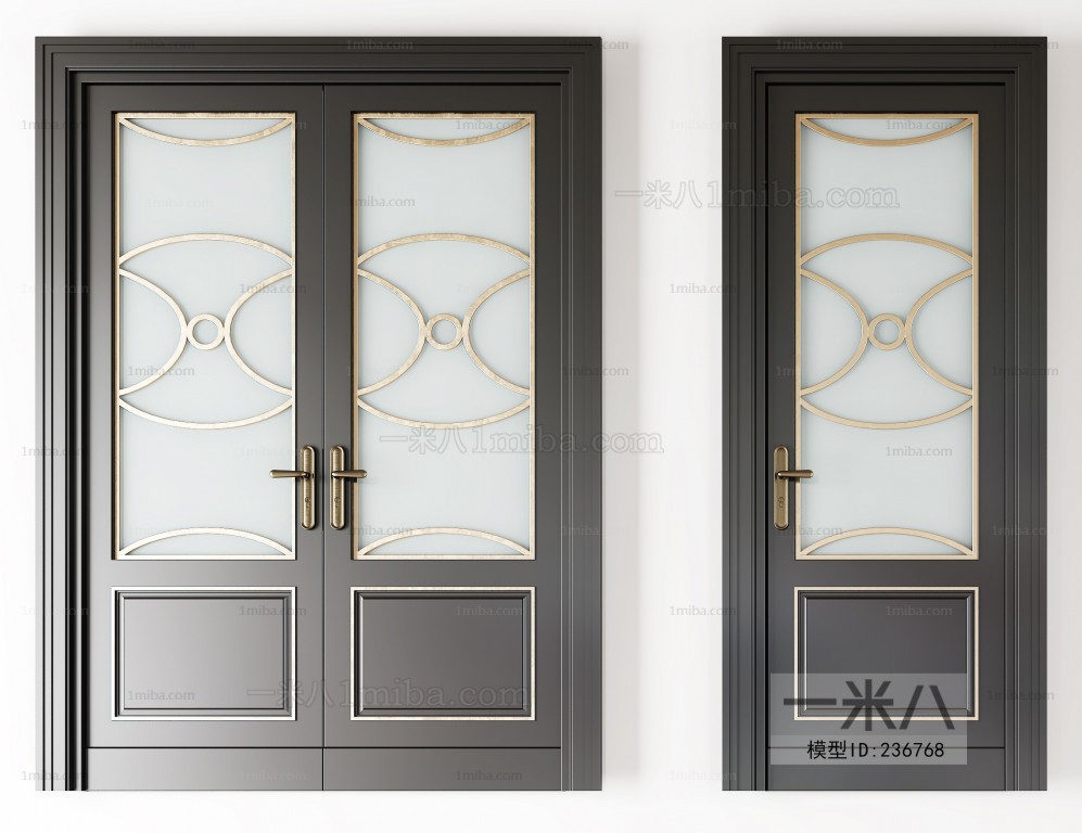 Modern Double Door