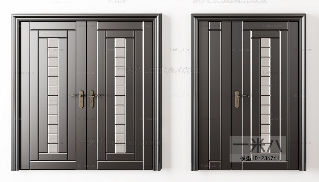 Modern Solid Wood Door