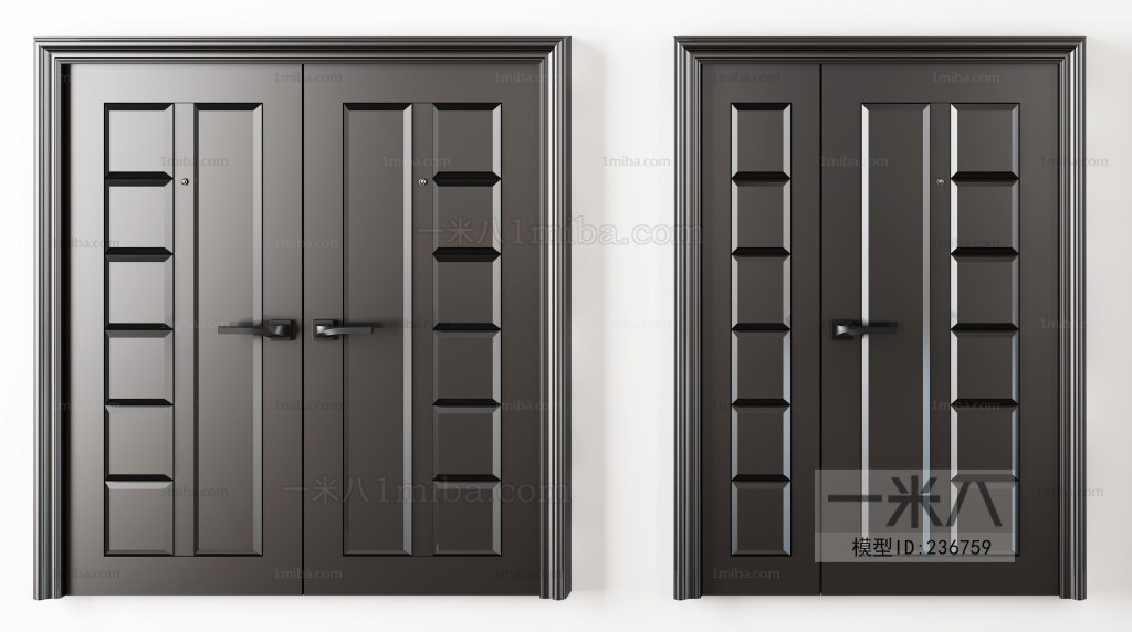 Modern Solid Wood Door