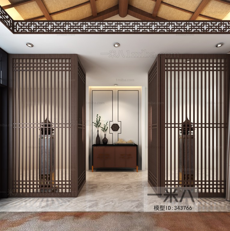 New Chinese Style Reception Area