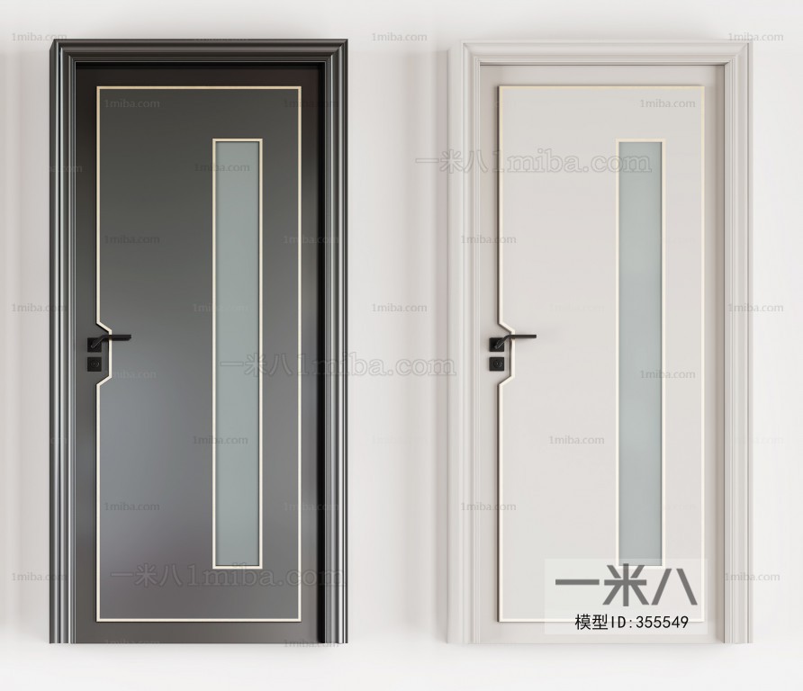 Modern Solid Wood Door