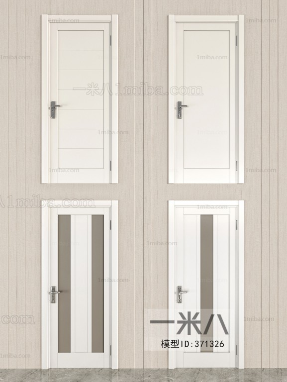 Modern Solid Wood Door