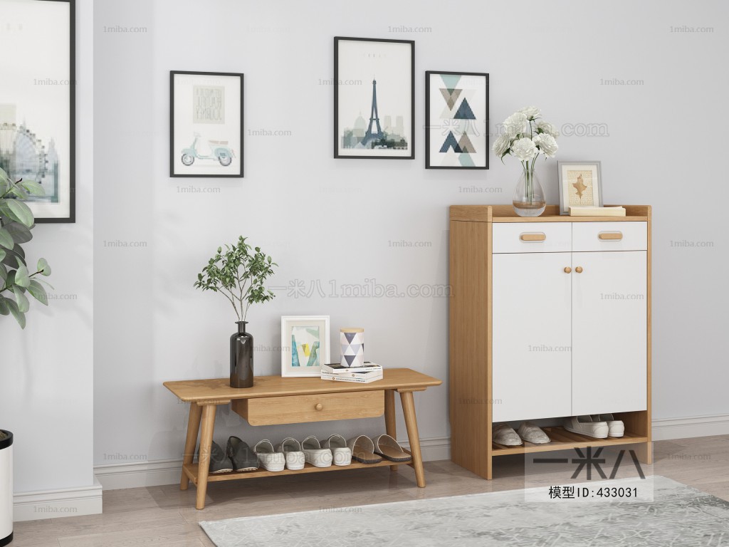 Nordic Style Shoe Cabinet