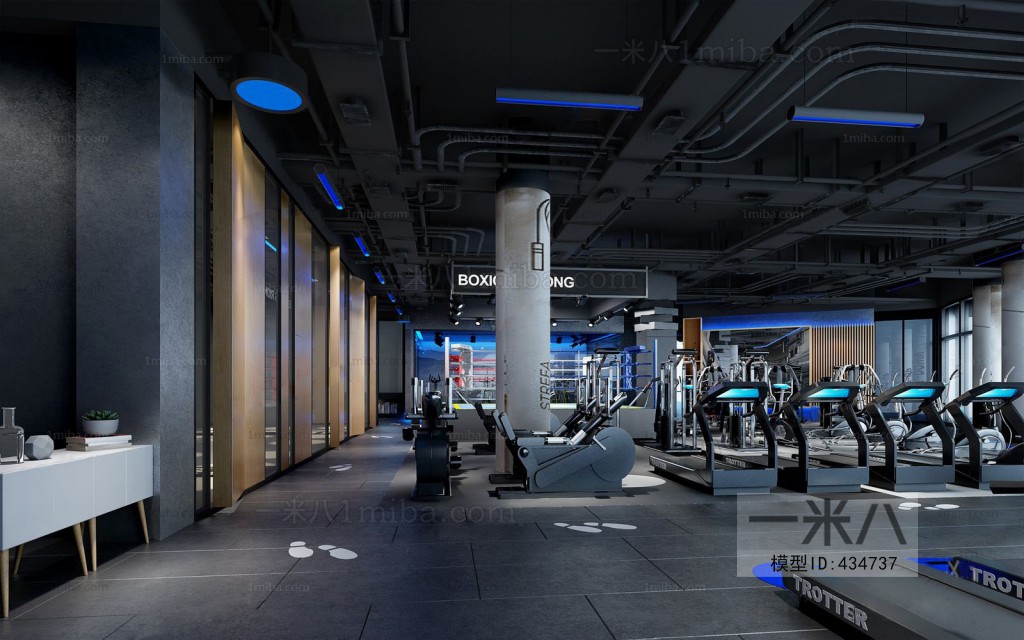 Industrial Style Gym