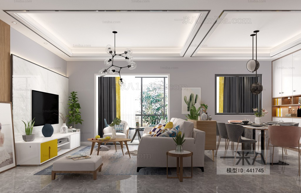 Nordic Style A Living Room