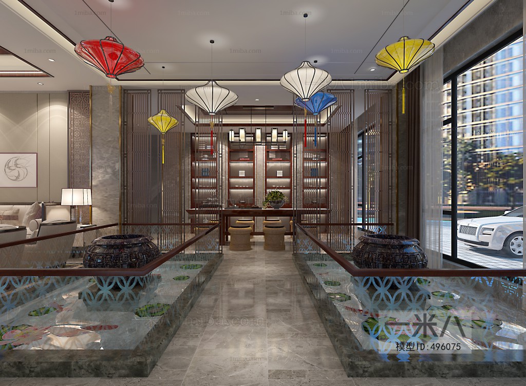 New Chinese Style Lobby Hall