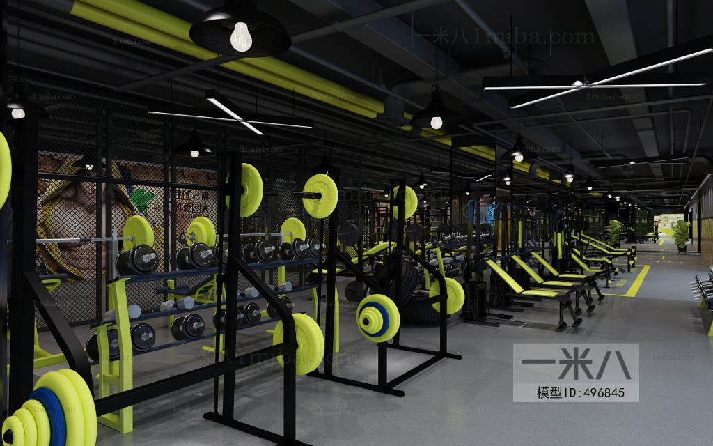 Industrial Style Gym