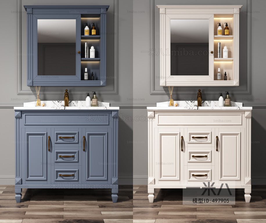 American Style Bathroom Cabinet