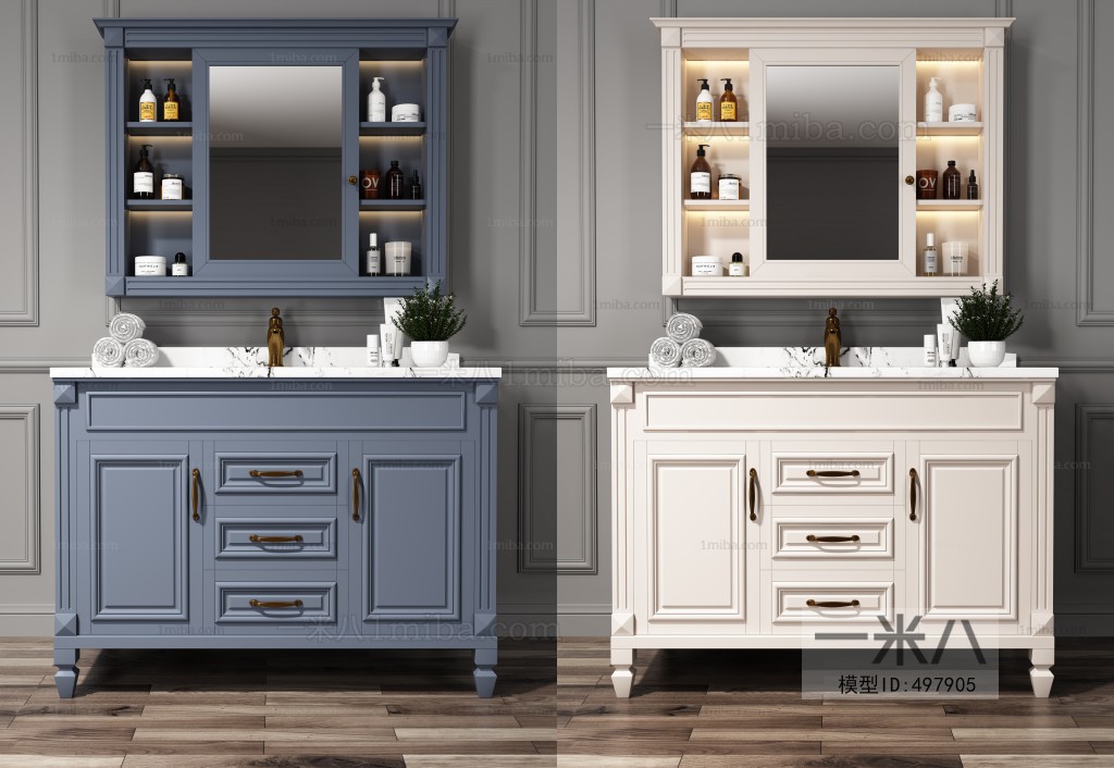 American Style Bathroom Cabinet