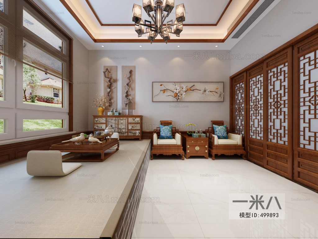 New Chinese Style Bedroom