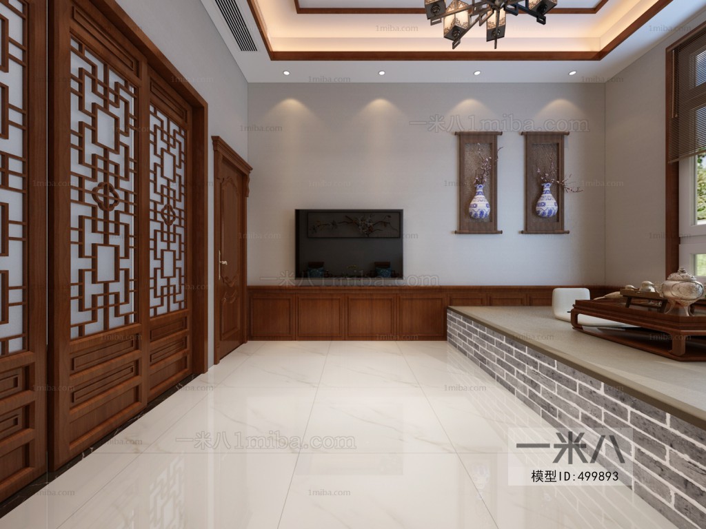 New Chinese Style Bedroom