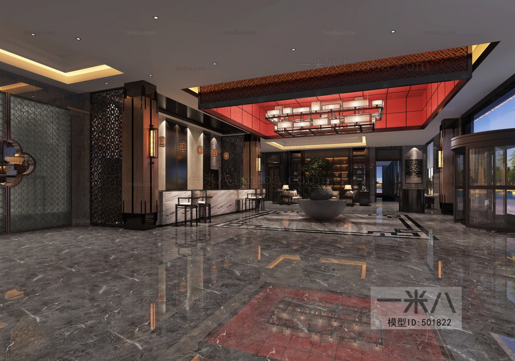 New Chinese Style Lobby Hall