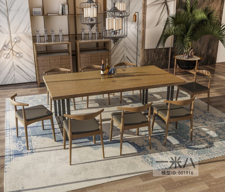 Nordic Style Dining Table And Chairs