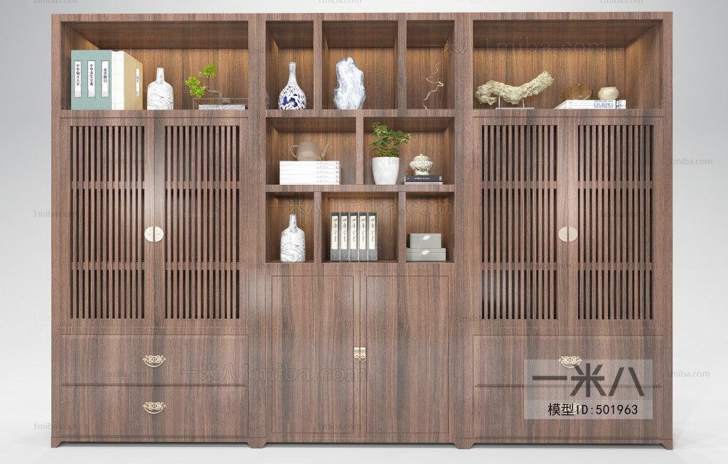 New Chinese Style Bookcase