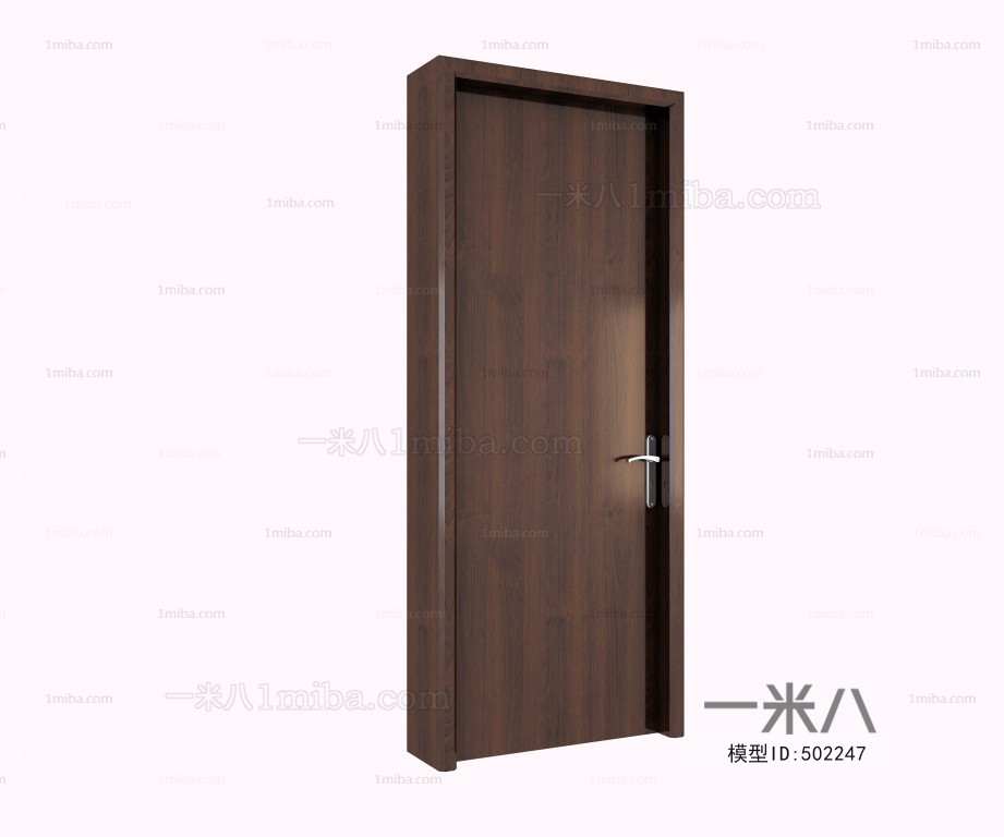 Modern Solid Wood Door