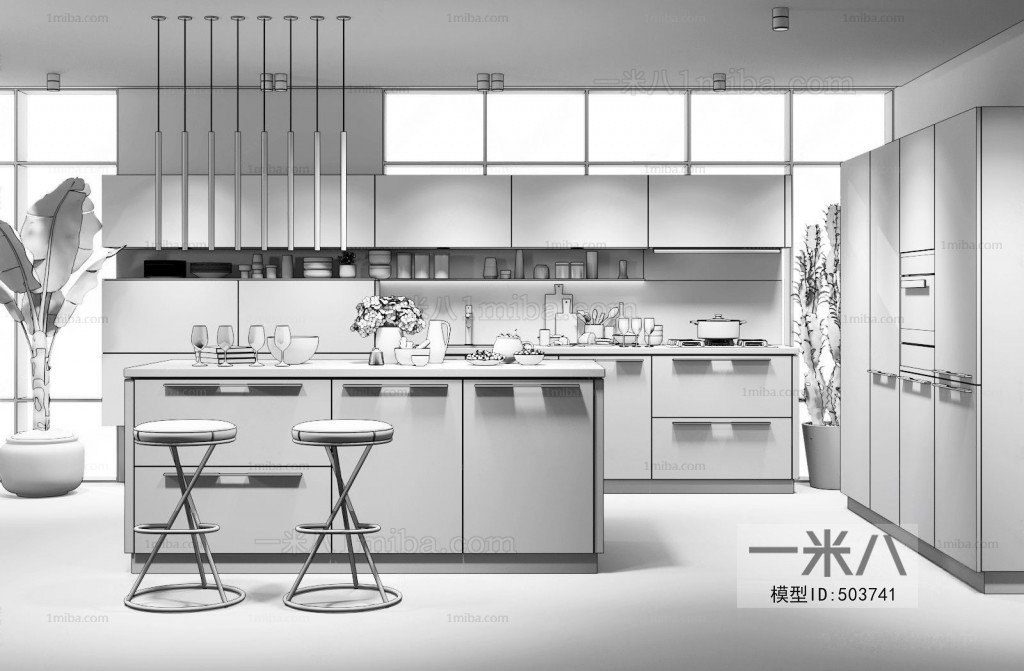 Modern The Kitchen