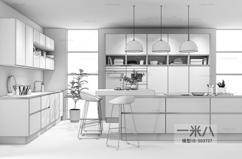 Modern The Kitchen