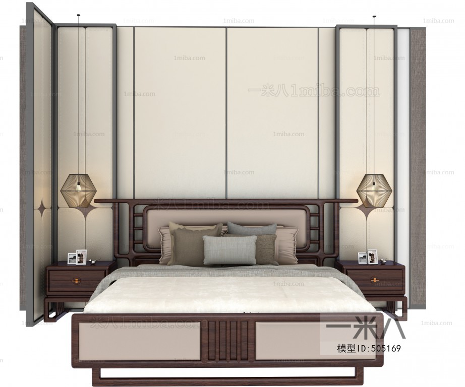 Chinese Style Double Bed