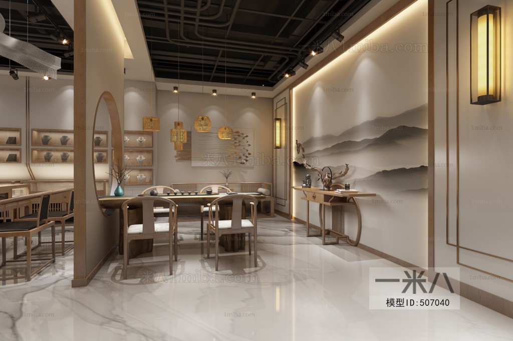 New Chinese Style Jewelry Store