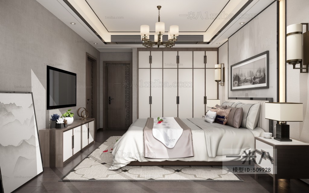 New Chinese Style Bedroom