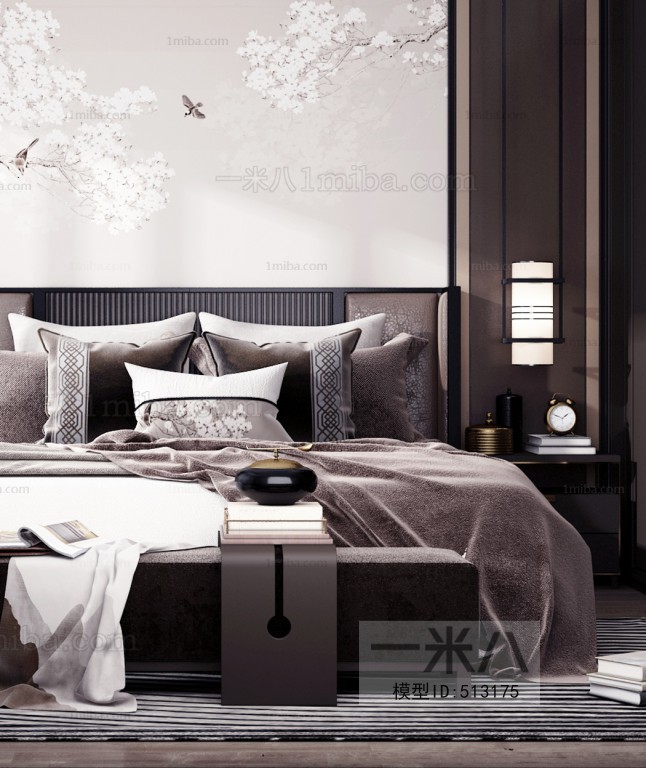 New Chinese Style Bedroom