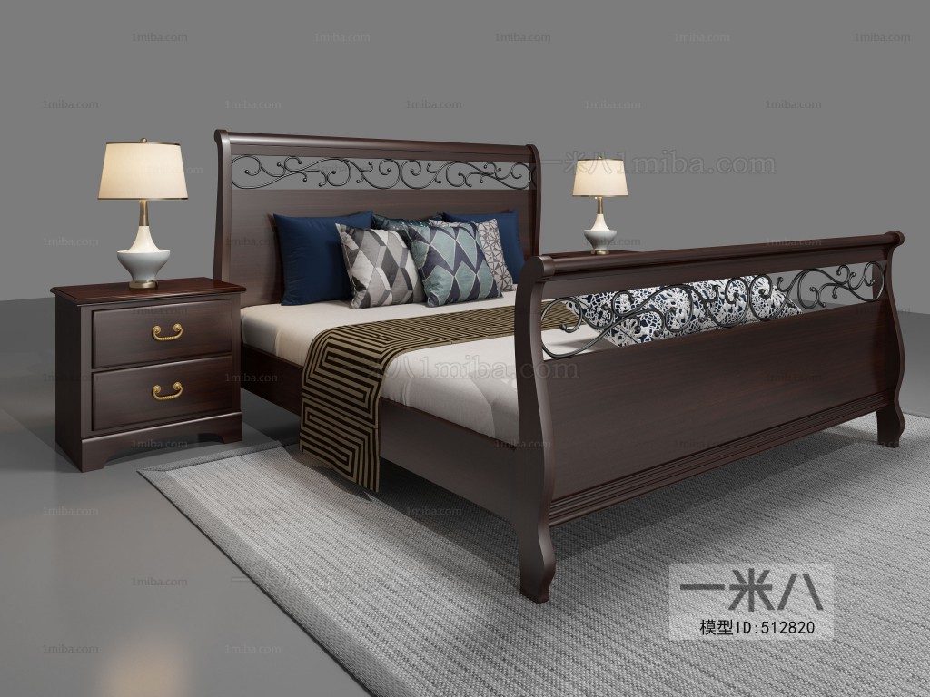 American Style Double Bed